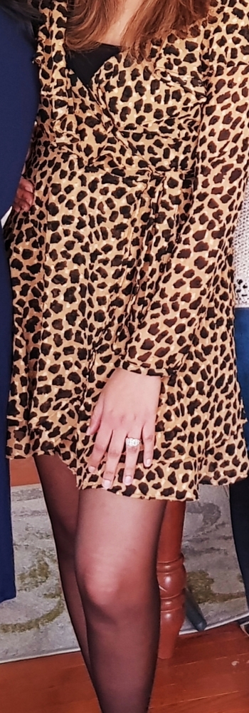 Evening/party wrap dress